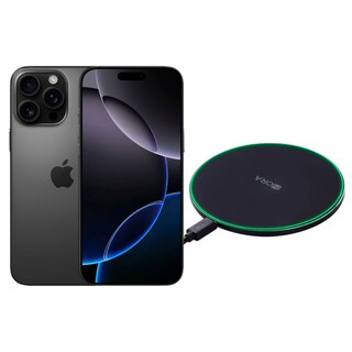 Foto 1 | Iphone 16 Pro Max 256gb Negro E-sim Reacondicionado Más Cargador Genérico