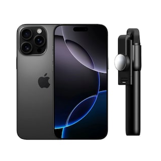 Foto 1 | Iphone 16 Pro Max 256gb Negro E-sim Reacondicionado Más Baston Bluetooth