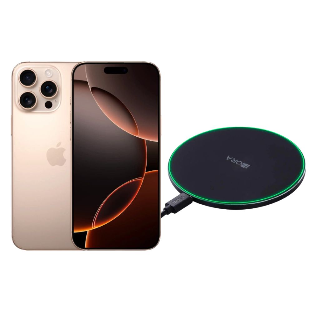 Iphone 16 Pro Max 256gb Desierto E-sim Reacondicionado Más Cargador Genérico