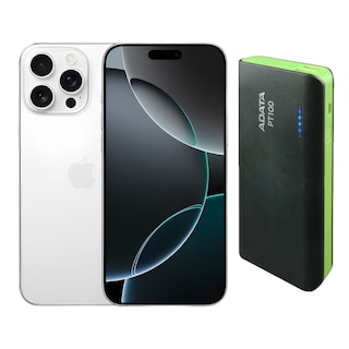 Foto 1 | Iphone 16 Pro Max 256gb Blanco E-sim Reacondicionado Más Power Bank 10,000mah