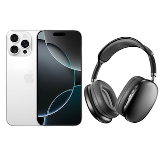 Foto 1 | Iphone 16 Pro Max 256gb Blanco E-sim Reacondicionado Más Diadema Genérica