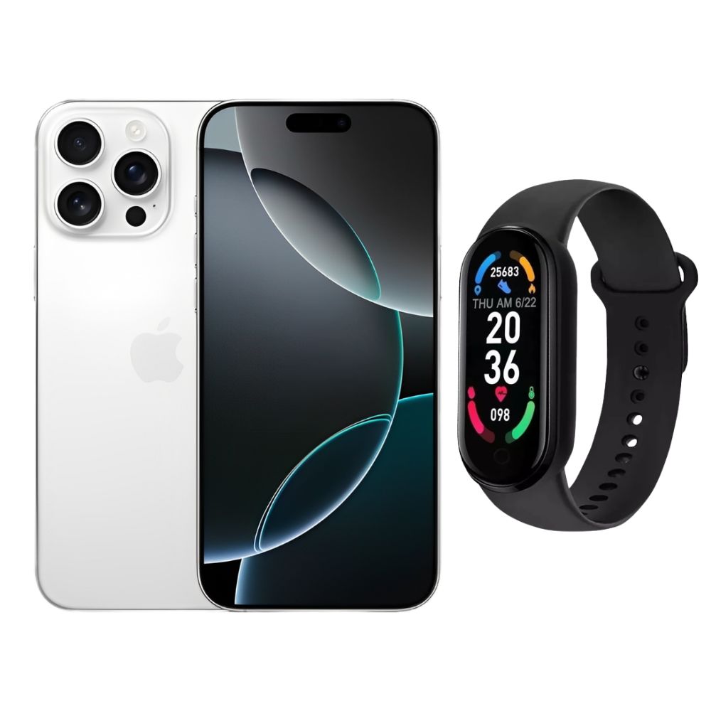 Iphone 16 Pro Max 256gb Blanco E-sim Reacondicionado Más Brasalete Genérico
