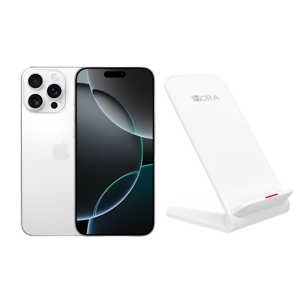 Foto 2 pulgar | Iphone 16 Pro Max 256gb Blanco E-sim Reacondicionado Más Base Cargador