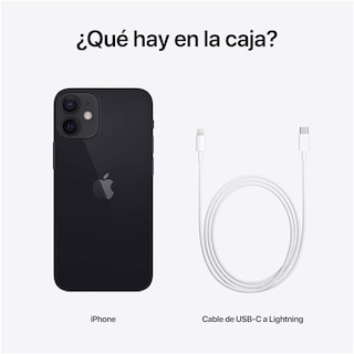 Foto 2 | Apple iPhone 12 64 Negro Reacondicionado
