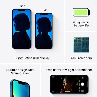 Foto 5 | iPhone 13 128 GB Azul Reacondicionado - Venta Internacional