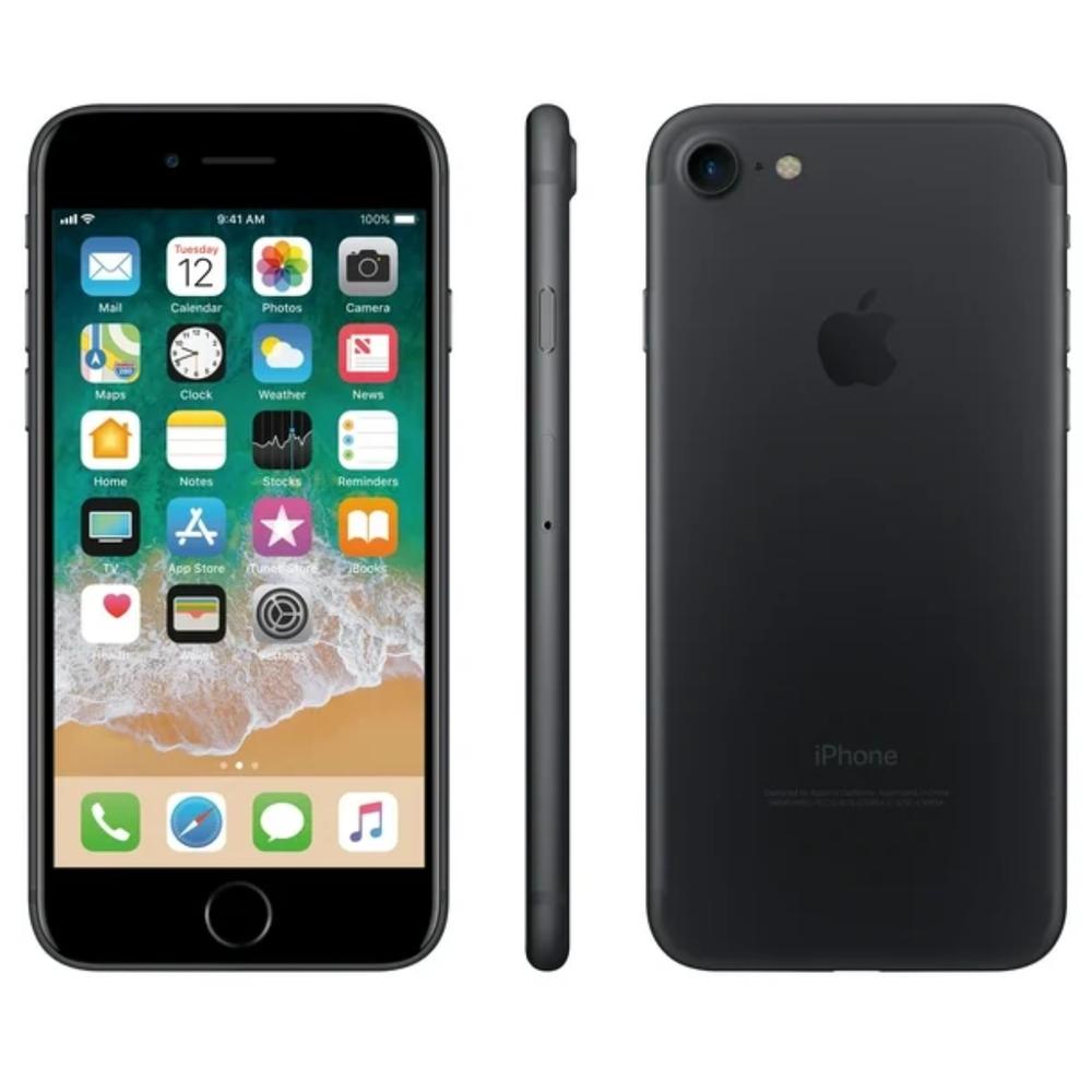 Foto 4 pulgar | Apple Iphone 7 32gb Negro Reacondicionado