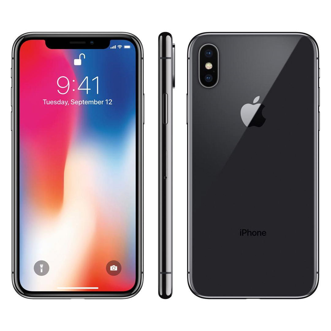 Foto 4 pulgar | Celular Reacondicionado Apple iPhone X Space Gray color Negro de 256 GB