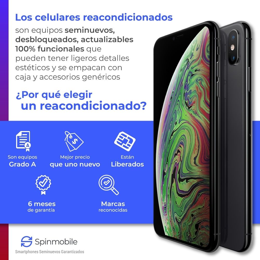 Foto 4 pulgar | Celular iPhone Xr 64gb Blanco Reacondicionado