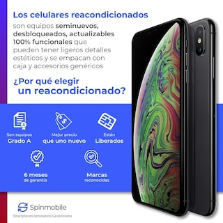 Foto 3 | Celular iPhone Xr 64gb Blanco Reacondicionado