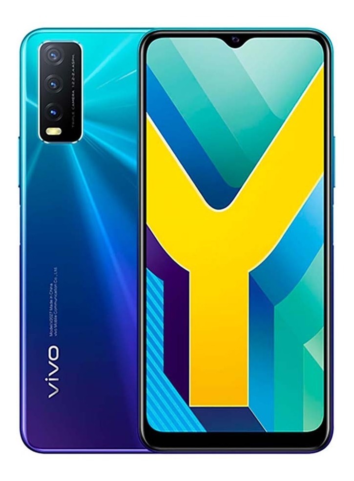 Celular Vivo Y20 64 Gb 4 Ram color Azul Reacondicionado