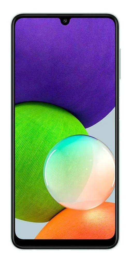 Celular Samsung Galaxy A22 128 Gb color Verde Menta 4 Gb Ram Reacondicionado $3,489