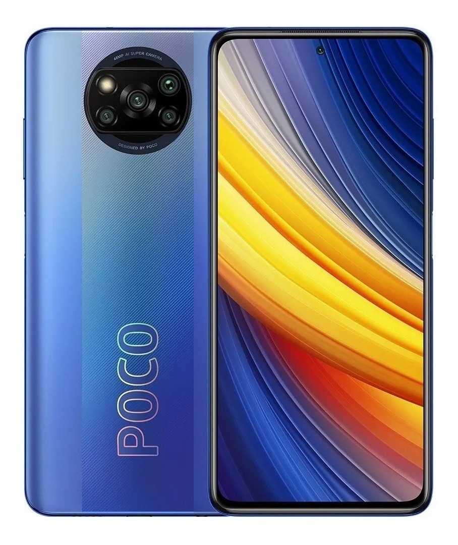 Foto 2 | Celular Xiaomi Poco X3 Pro 256 Gb 8 Ram 48 Mp color Azul Reacondicionado