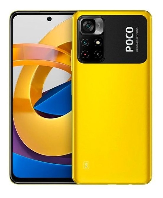 Foto 2 pulgar | Celular Poco M4 Pro 5g 128gb + 6gb Ram color Amarillo Reacondicionado