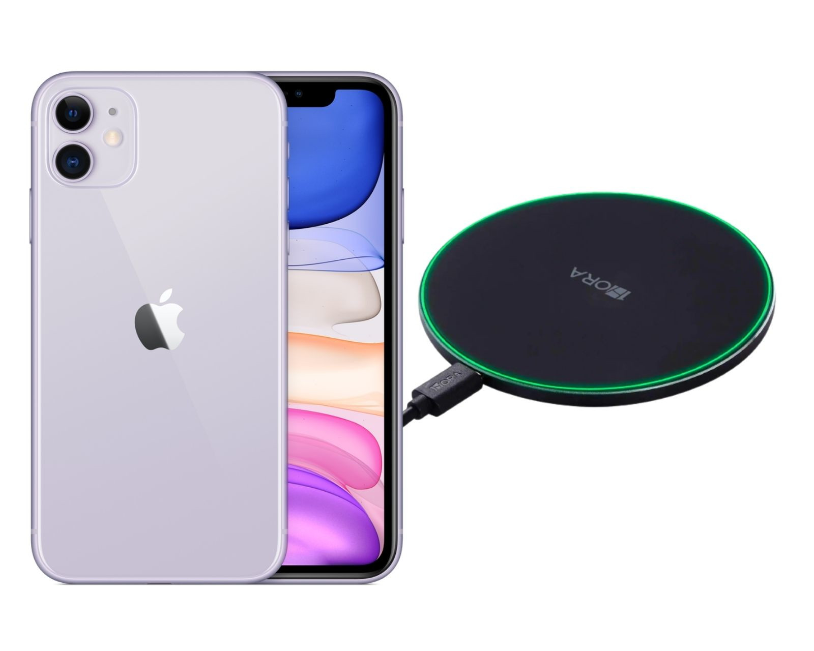 Celular iPhone 11 Reacondicionado 128gb color Morado más Cargador Genérico