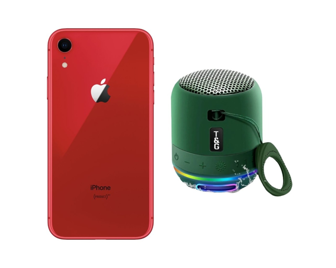 Foto 2 pulgar | Celular iPhone XR 64gb Reacondicionado color Rojo + Bocina Bluetooth