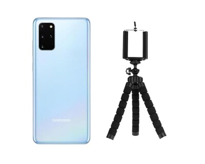Foto 1 | Celular Galaxy S20 Plus 256gb color Azul Reacondicionado Más Trípode