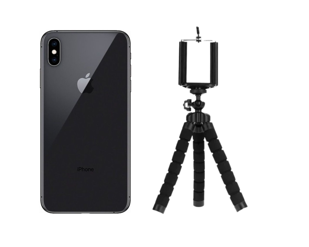 Celular iPhone X 256gb Reacondicionado color Negro + Tripie