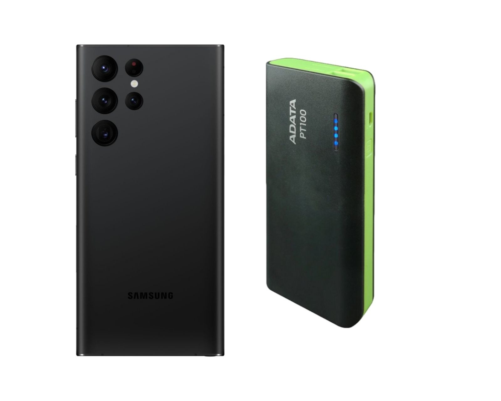 Celular Samsung S22 Ultra 128gb color Negro Más Power Bank 10,000mah Reacondicionado