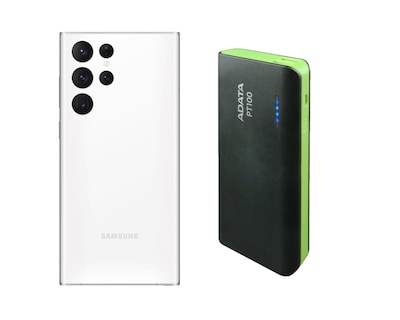 Foto 1 | Celular Galaxy S22 Ultra Reacondicionado 256gb Color Blanco Más Power Bank 10,000mah