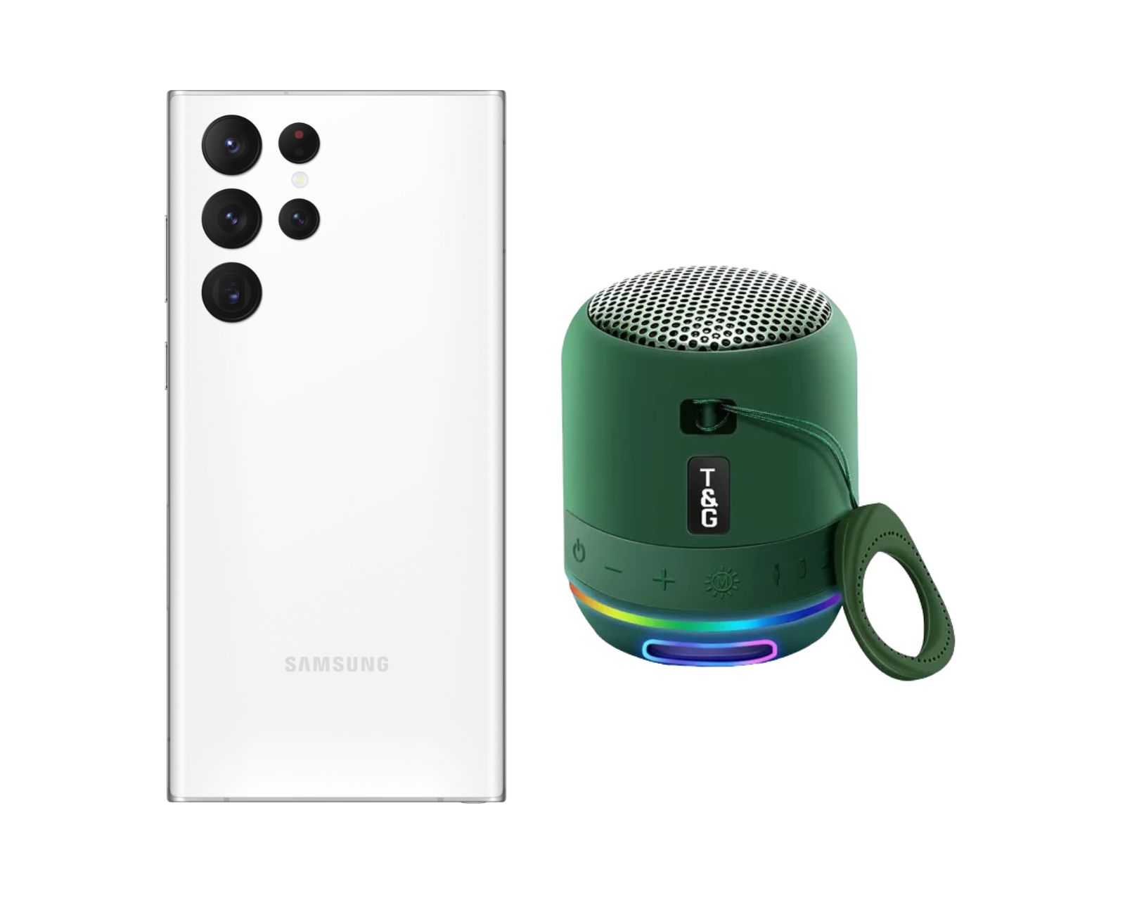 Celular Galaxy S22 Ultra Reacondicionado 256gb Color Blanco Más Mini Bocina