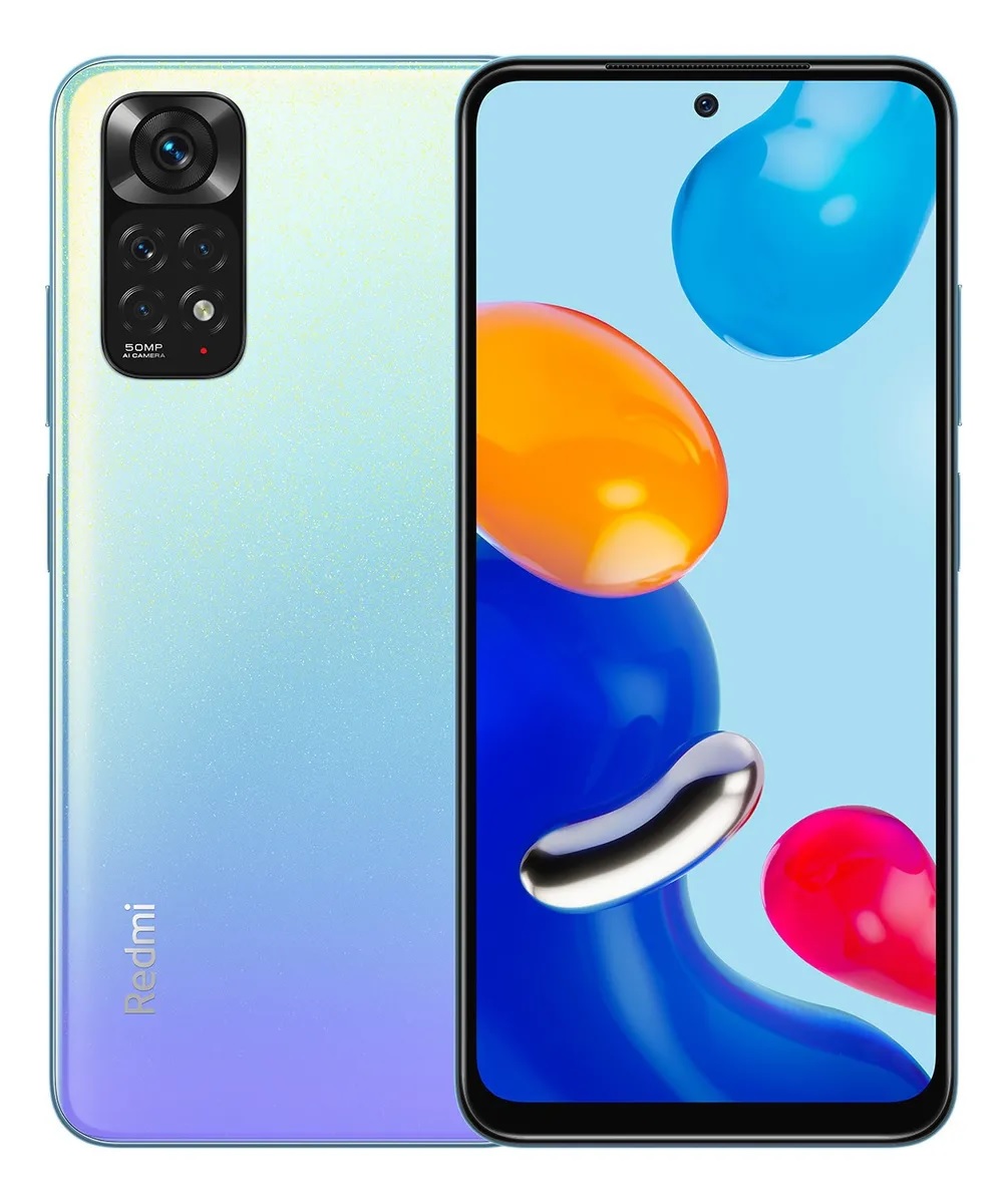 Foto 2 pulgar | Celular Xiaomi Redmi Note 11 color Azul 128gb 4gb Ram Dual Sim Global Reacondicionado