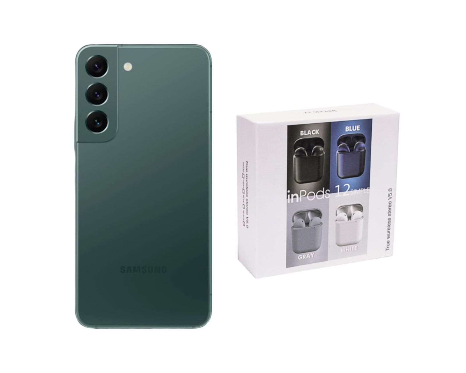 Foto 1 | Galaxy S22 Plus Reacondicionado 128gb Color Verde Más Audífonos Genéricos