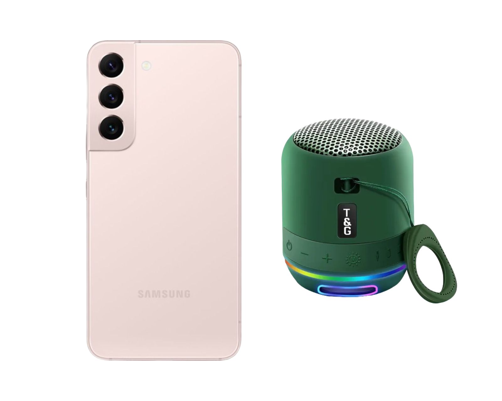 Celular Samsung S22 Plus 256gb Color Rosa Reacondicionado + Mini Bocina