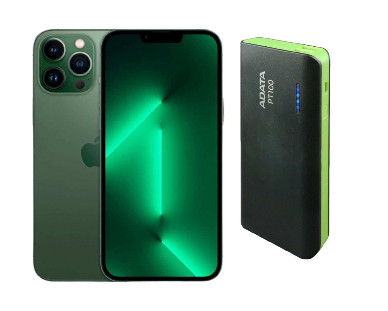 Foto 2 pulgar | Celular Iphone 13 Pro Max 256gb Color Verde Reacondicionado + Power Bank 10,000mah