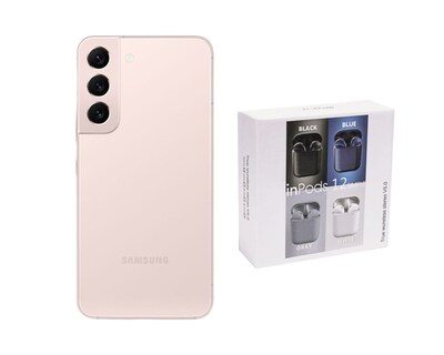Foto 1 | Celular Samsung S22 Plus 256gb Color Rosa Reacondicionado + Audífonos Genéricos