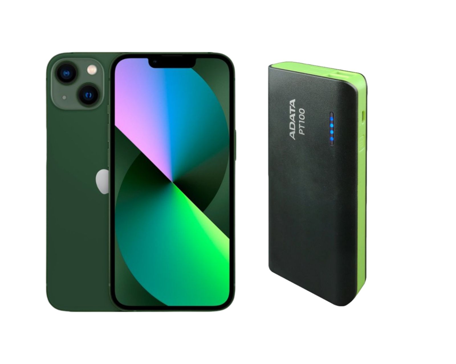 Celular Iphone 13 Mini 128gb Color Verde Reacondicionado + Power Bank 10,000mah