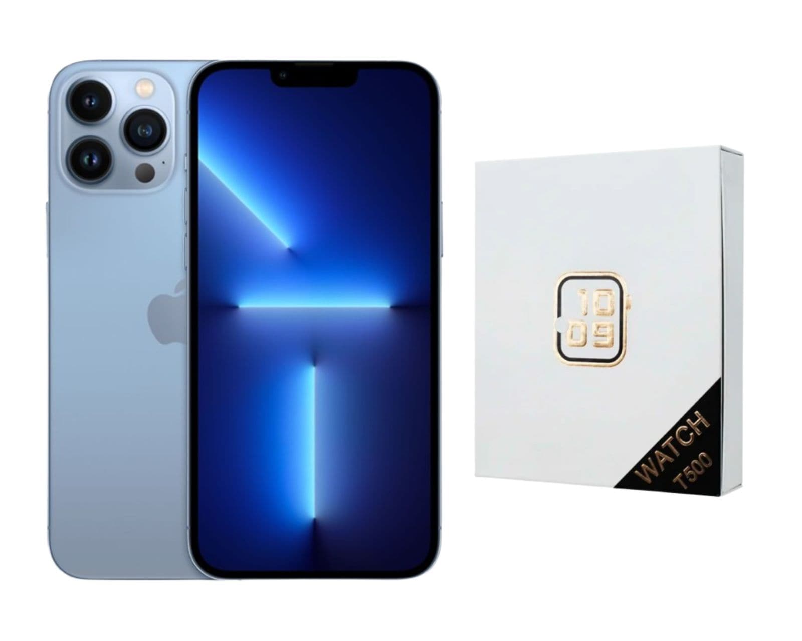 Celular Apple iPhone 13 Pro 256 GB color Azul Reacondicionado más Reloj Genérico $16,499
