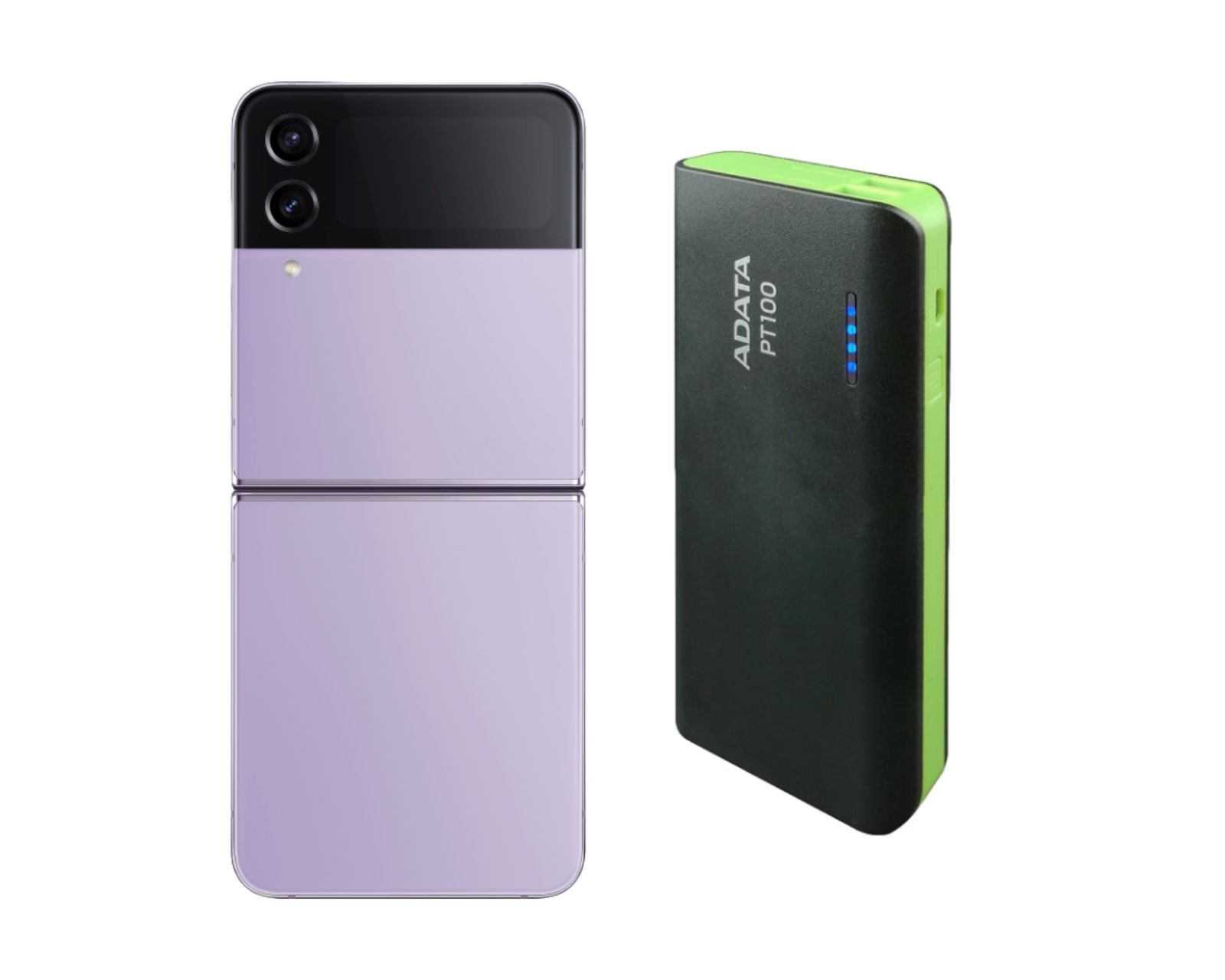 Foto 2 pulgar | Celular Samsung Z Flip4 128 GB color Morado Reacondicionado y Power Bank 10,000mah