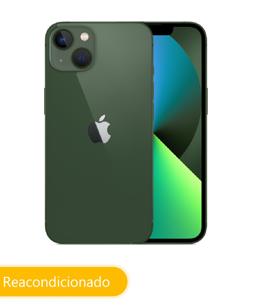 Celular Apple iPhone 13 color Verde de 128 GB Reacondicionado