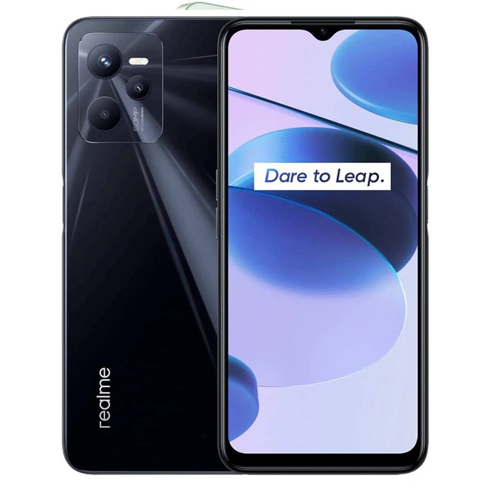 Celular Realme C35 4/64gb color Negro dual Sim Reacondicionado