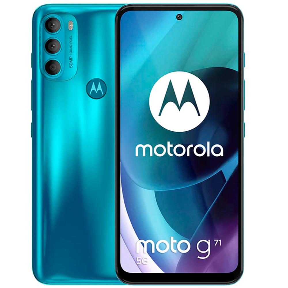 Foto 2 pulgar | Celular Motorola Moto G71 6GB 128GB Fhd+ Oled 60hz Triple Cámara 50mp color Azul Reacondicionado