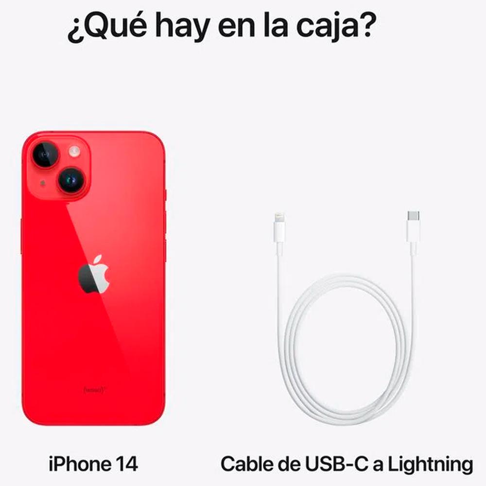 Foto 3 pulgar | Celular Apple iPhone 14 Plus 128gb 6.7 Oled Super Retina XDR 12mp Dual Sim color Rojo Reacondicionado