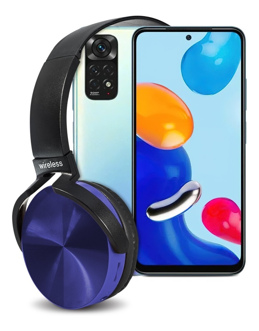 Foto 2 pulgar | Celular Xiaomi Redmi Note 11 Snapdragon 128gb 4gb Azul + Regaloreacondicionado