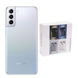 Celular Galaxy S21 Plus Reacondicionado 128gb Color Plata + Audífonos Genéricos