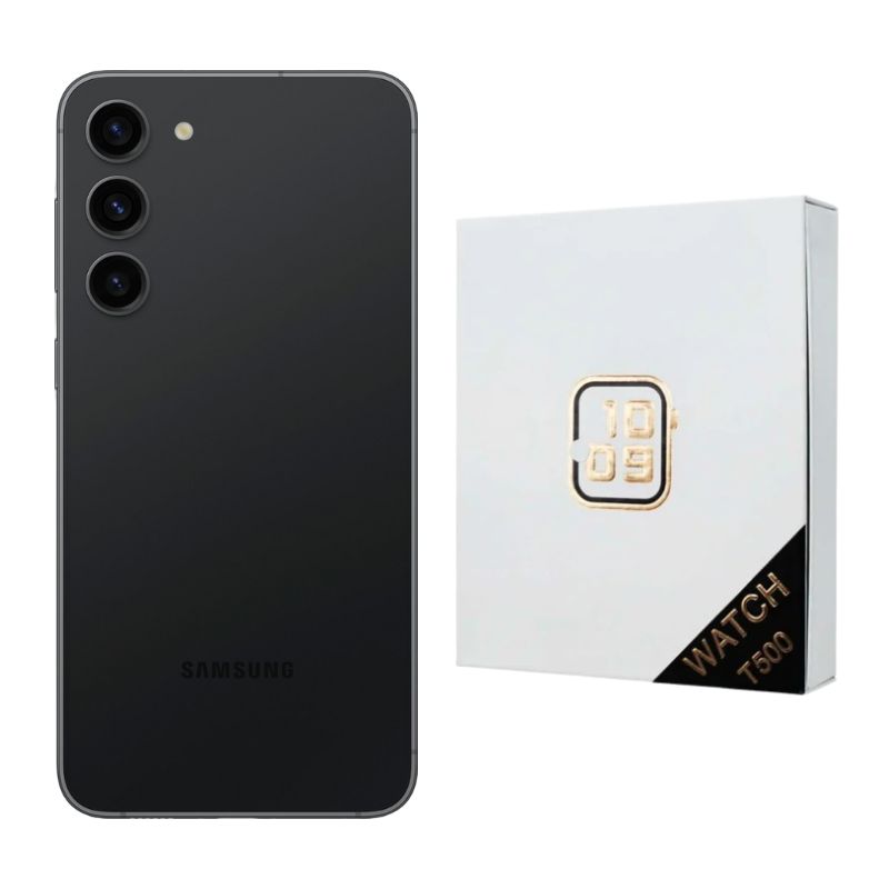 Foto 1 | Celular Galaxy S23 Reacondicionado 128gb Negro + Reloj Genérico
