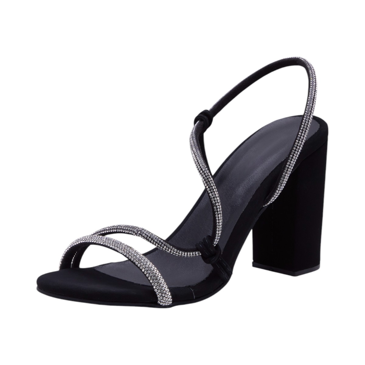 Foto 2 pulgar | Tacones Calzado Watanabe Color Negro Formal Brillantes