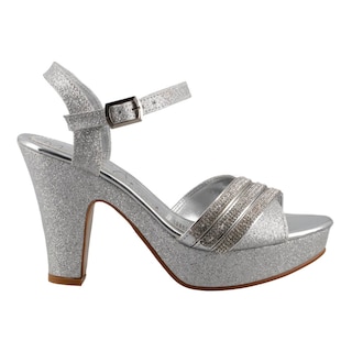 Foto 1 | Zapato Mujer Magic Cloud By Sprinkles 10210 Plata Sandalia Elegante Vestir Fiesta Talla 23 A 26 E