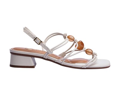 Foto 2 | Sandalia Tacón Para Mujer Lob Footwear Gaspea Pronta/pelica Blanco 86805059