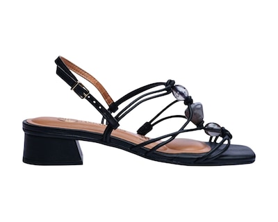 Foto 2 | Sandalia Tacón Para Mujer Lob Footwear Gaspea Pronta/pelica Negro 86805058
