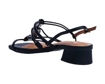 Foto 4 | Sandalia Tacón Para Mujer Lob Footwear Gaspea Pronta/pelica Negro 86805058