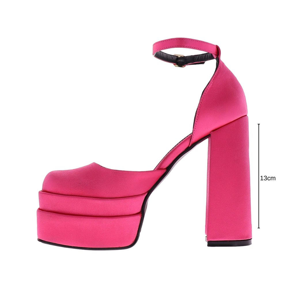 Foto 3 | Tacones Roze Shantung Rosa Para Mujer