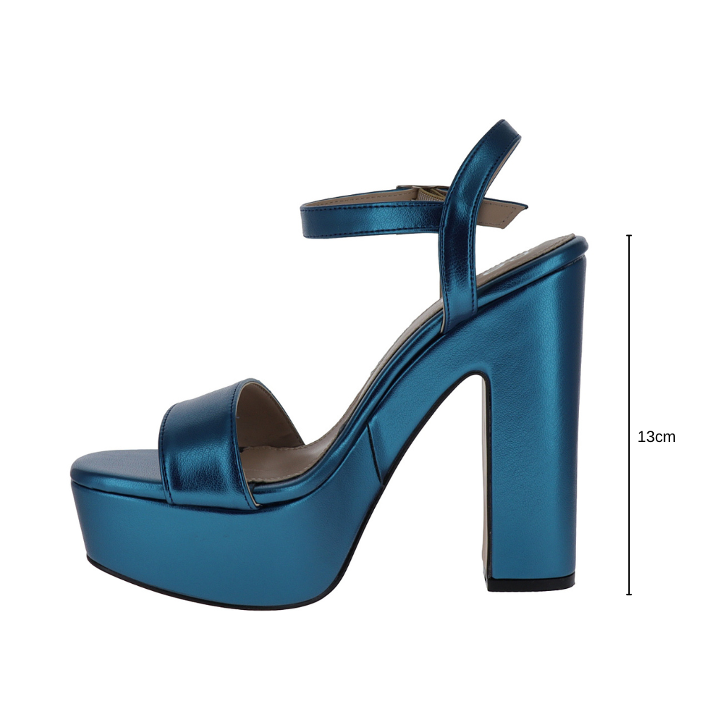 Foto 3 | Tacones Roze 9625 Azul Para Mujer