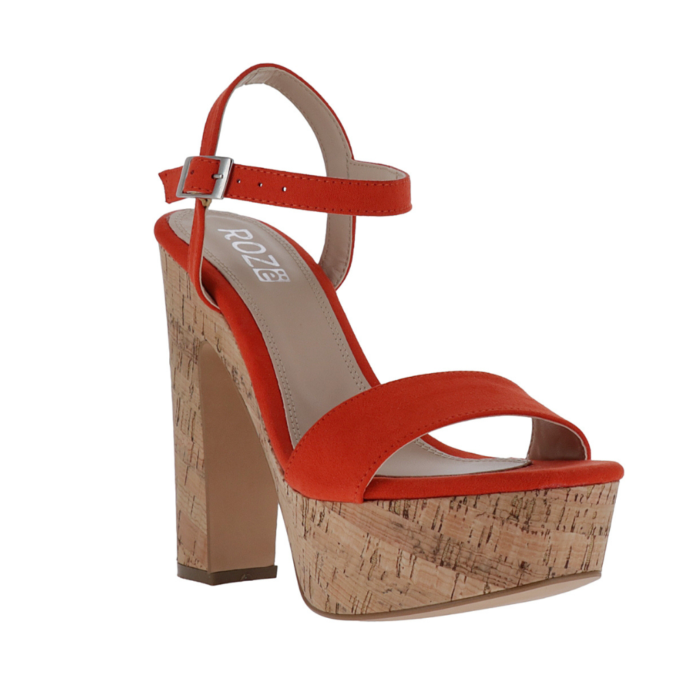 Foto 2 | Tacones Roze 9625 Naranja Para Mujer