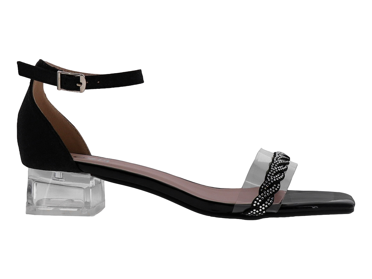 Foto 3 pulgar | Tacones Roze 22i515 Negro Para Mujer