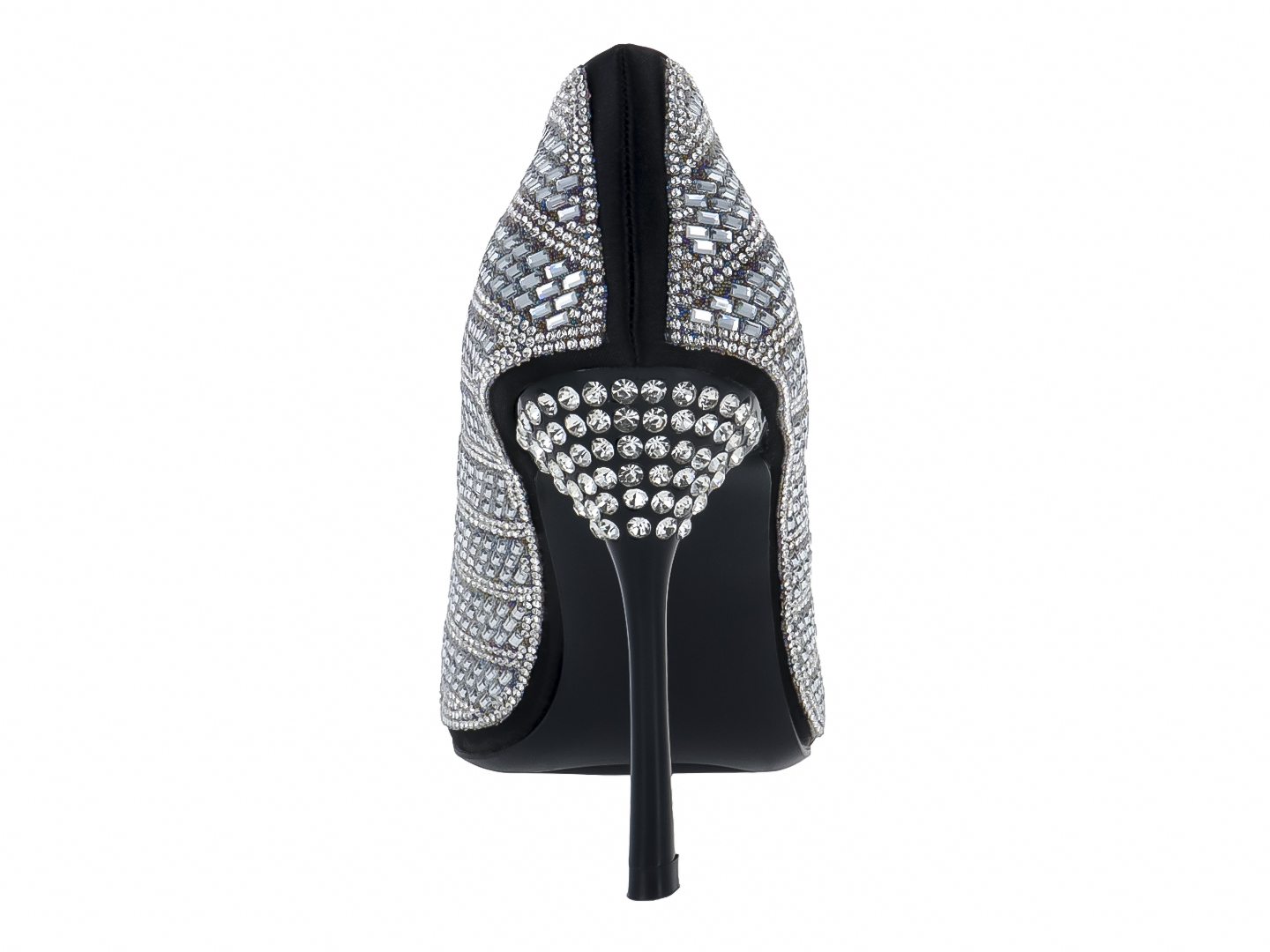 Foto 4 pulgar | Roze Tacones Plateados Para Mujer