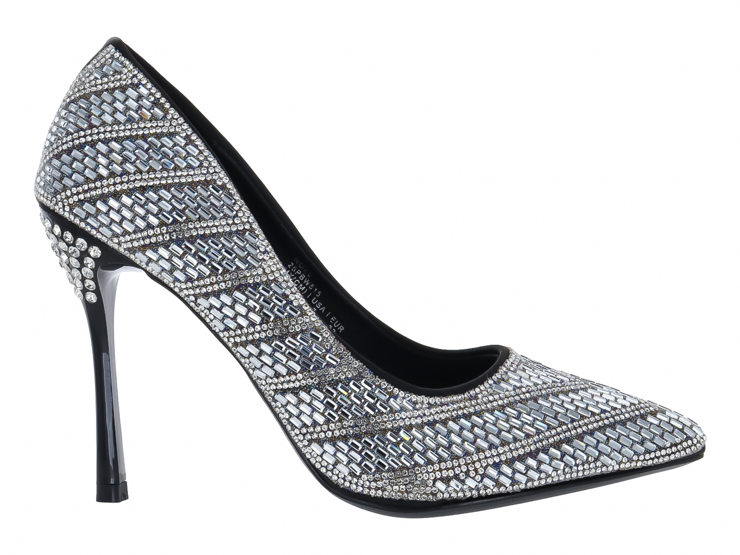 Foto 4 | Roze Tacones Plateados Para Mujer